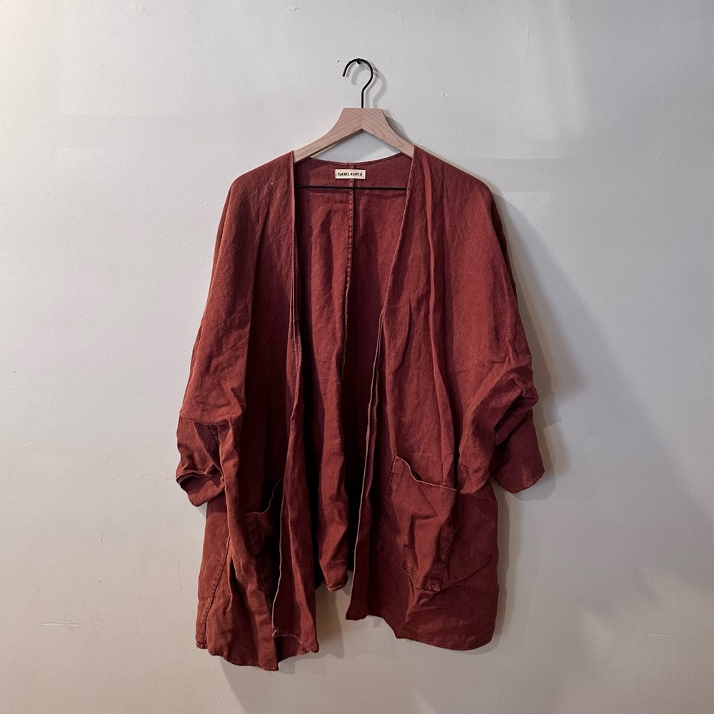 Rachel Craven Short Kimono Linen Jacket
